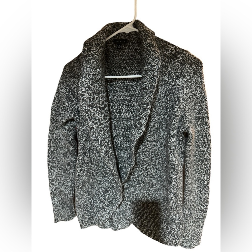 ✨Like new✨Talbots Gray Women's Sweater Cardigan